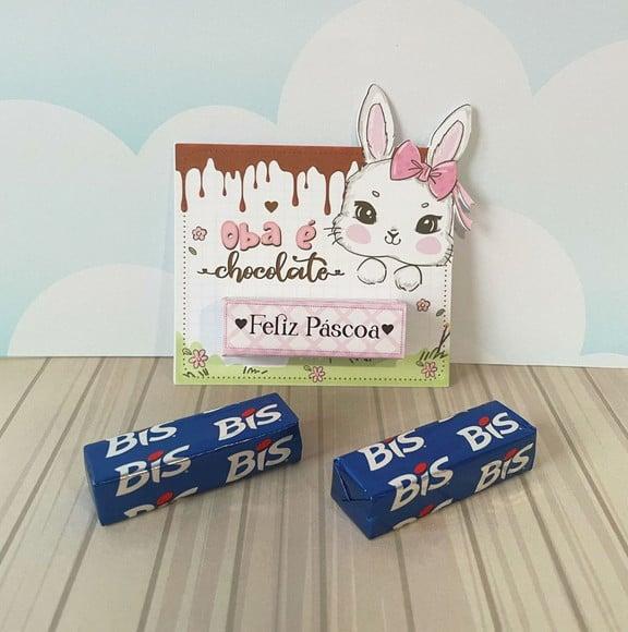 Cartão com Bis- Páscoa