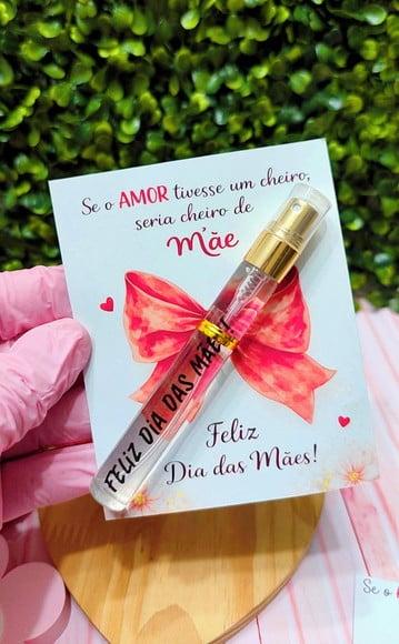 Cartão com Body Splash- Dia das Mães