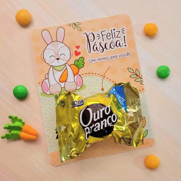 Cartão com Bombom- Páscoa