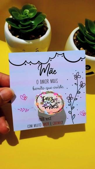 Cartão com Brinco- Dia das MÃES