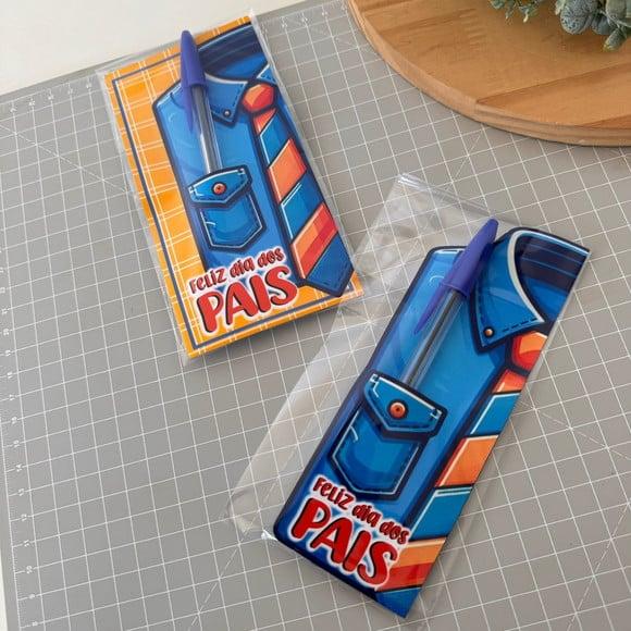 Cartão com Caneta- Dia dos Pais