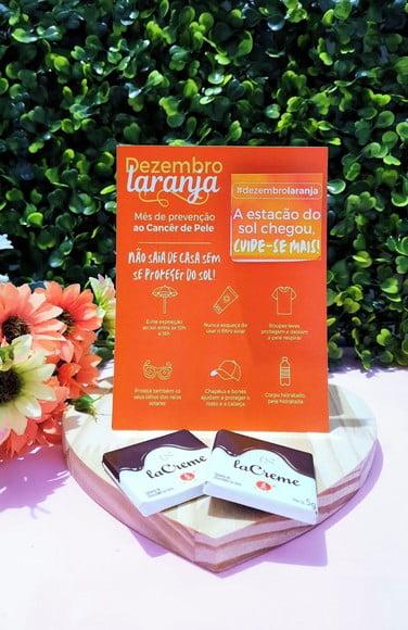Cartão com Chocolatinho Cacau Show 5g- Dezembro Laranja