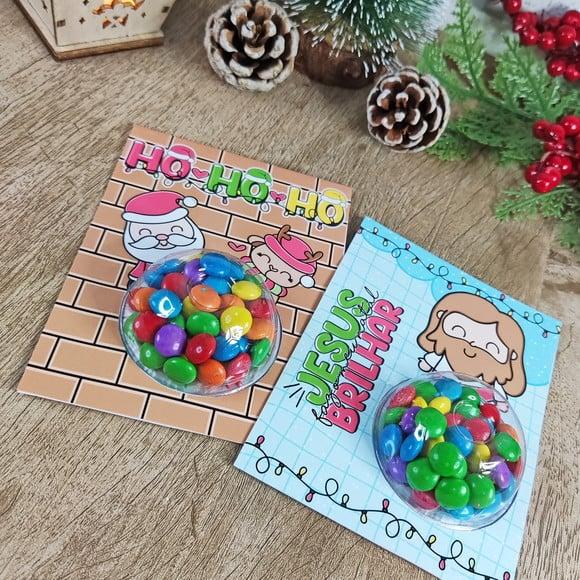 Cartão com Coloreti (docinhos)- Natal