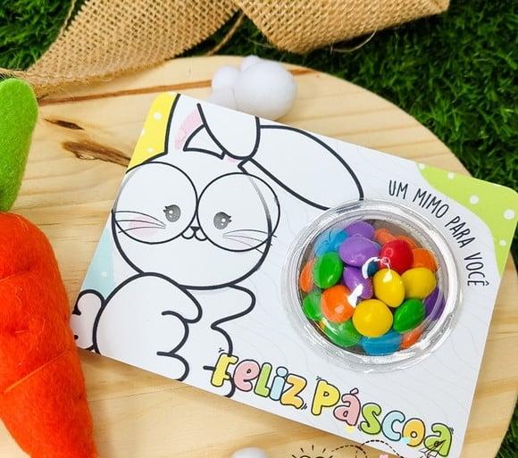 Cartão com Coloreti (docinhos)- Páscoa