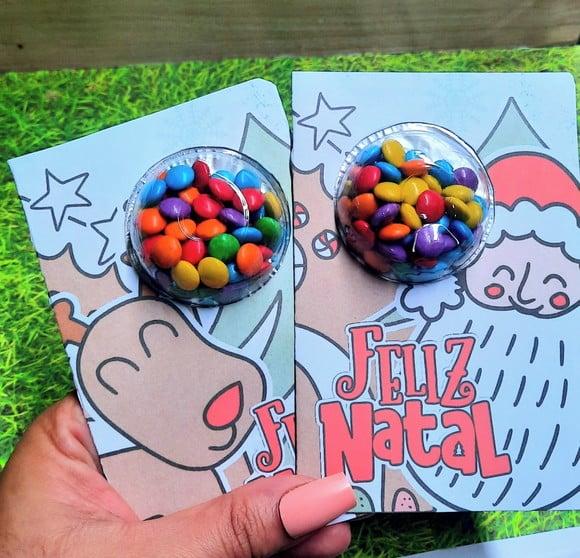Cartão com Coloreti- Mimo Natal