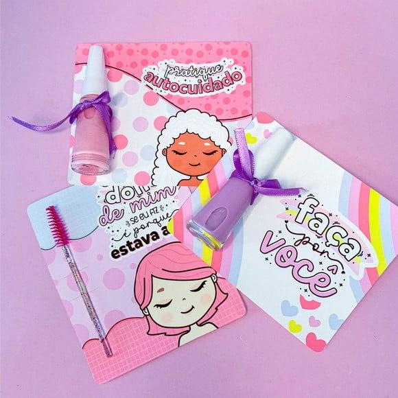 Cartão com Esmalte- Dia da Mulher