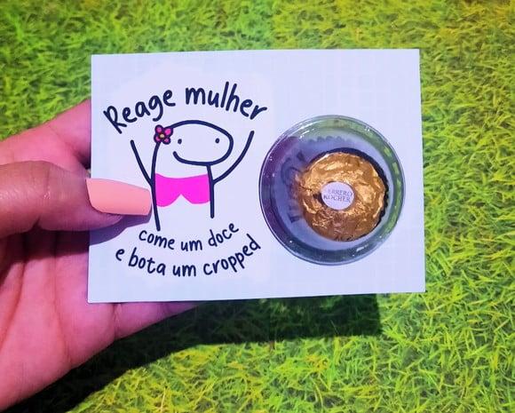 Cartão com Ferrero Rocher- Mimo