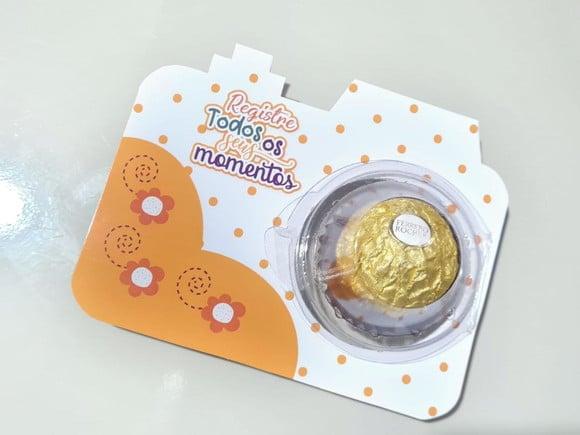 Cartão com Ferrero Rocher- Mimo