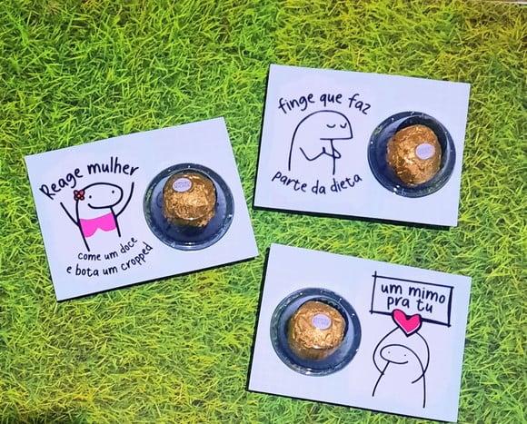Cartão com Ferrero Rocher- Mimo