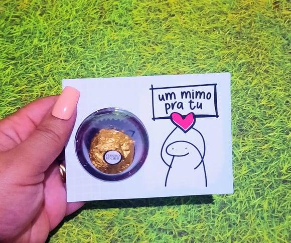 Cartão com Ferrero Rocher- Mimo