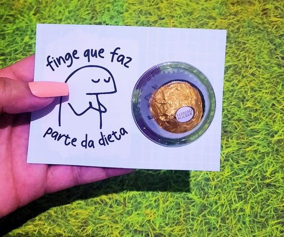 Cartão com Ferrero Rocher- Mimo