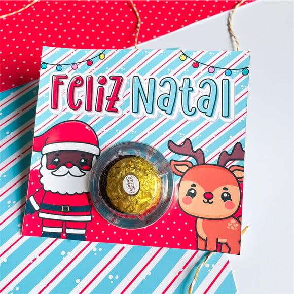 Cartão com Ferrero Rocher- Natal