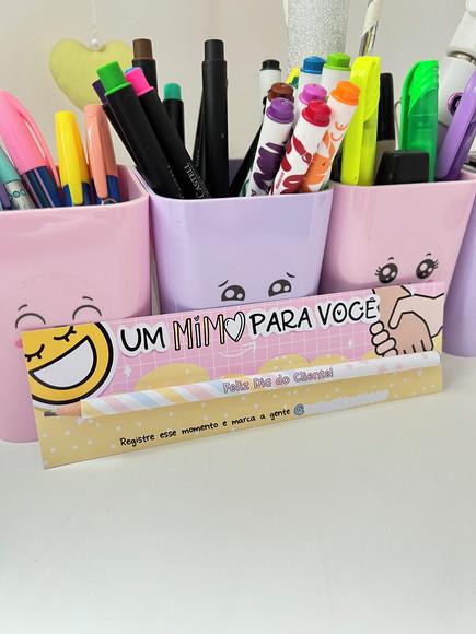 Cartão Com Lápis Ou Caneta- Mimo Cliente