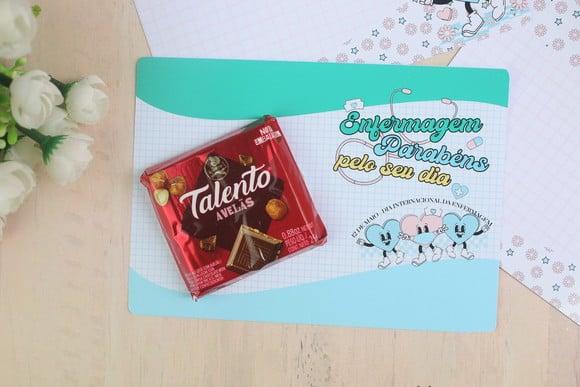 Cartão com Mini Talento- Enfermagem