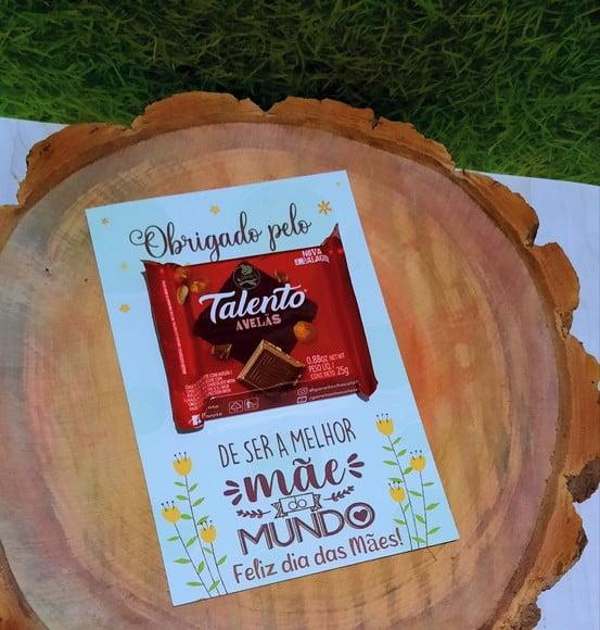Cartão com Mini Talento- Dia das Mães