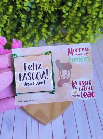 Cartão com Mini Talento- Páscoa