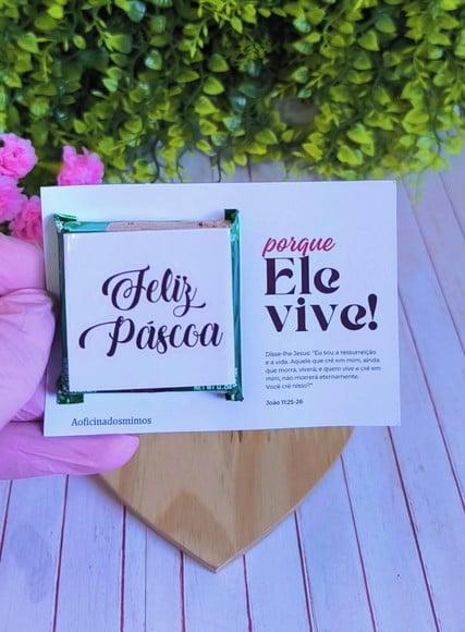Cartão com Mini Talento- Páscoa