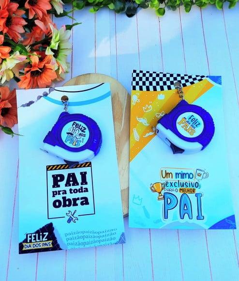 Cartão com Mini Trena 1m- Dia dos Pais