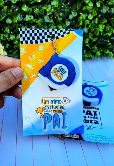 Cartão com Mini Trena 1m- Dia dos Pais