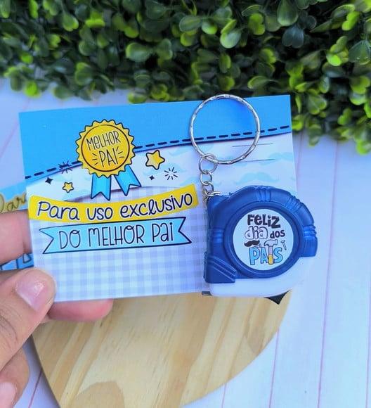 Cartão com Mini Trena de 1m- Dia dos Pais