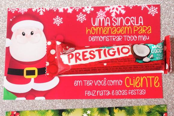 Cartão com Prestígio 33g- Boas Festas