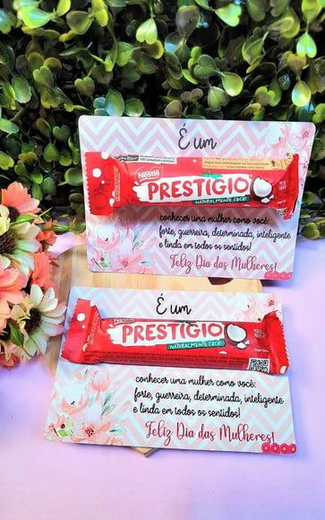 Cartão com Prestígio 33g- Dia da Mulher