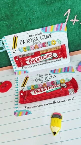 Cartão com Prestígio 33g- Volta as Aulas