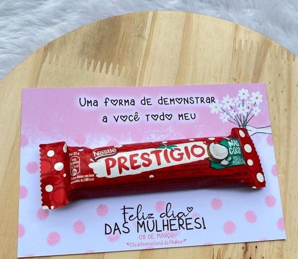 Cartão com Prestígio- Dia da Mulher
