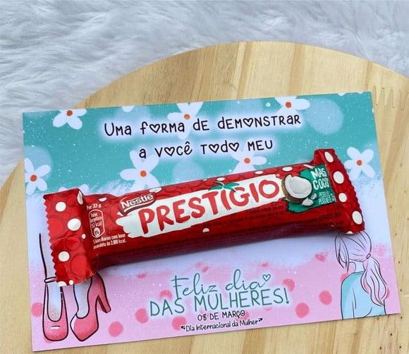Cartão com Prestígio- Dia da Mulher