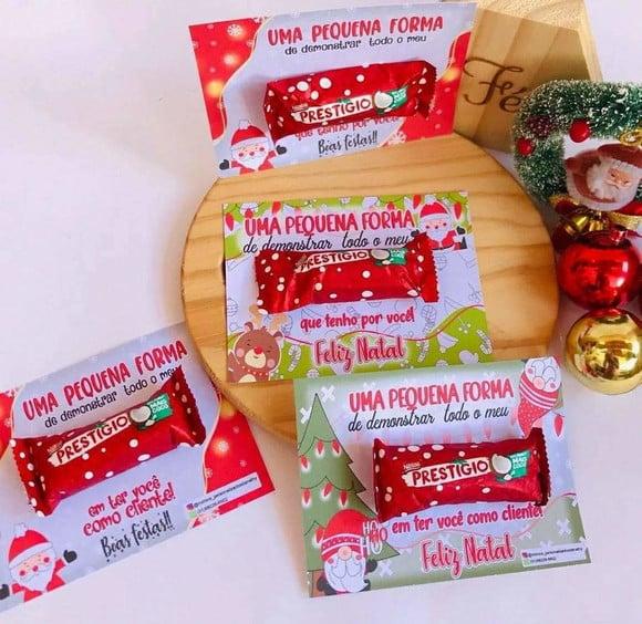 Cartão Natal Com Prestígio