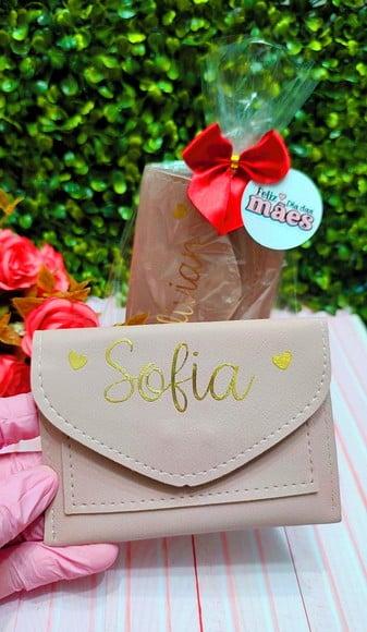 Carteira Personalizada- Dia das Mães