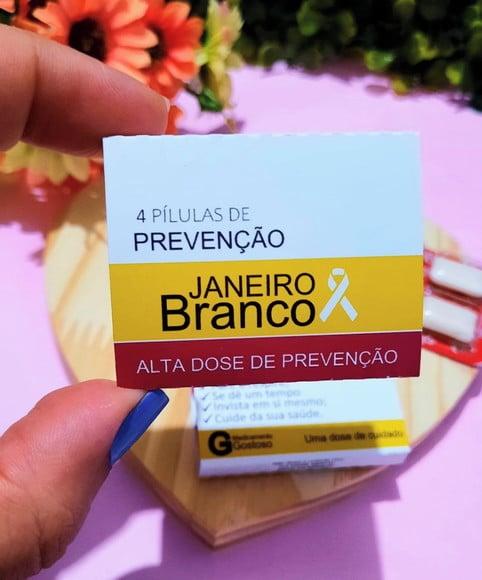 Chiclete- Janeiro Branco