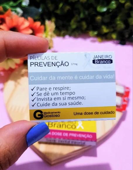 Chiclete- Janeiro Branco