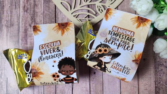 Cinta com Bombom- Setembro Amarelo