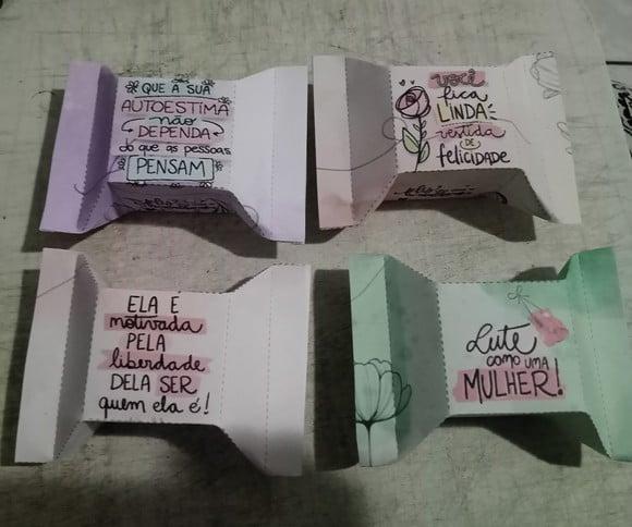 DIA DA MULHER- CAIXINHA COM BOMBOM