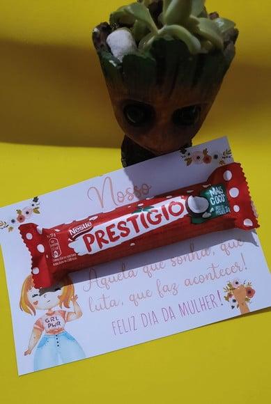 Dia da Mulher- Cartão com PRESTIGIO 33g
