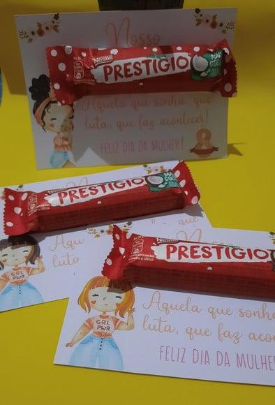 Dia da Mulher- Cartão com PRESTIGIO 33g