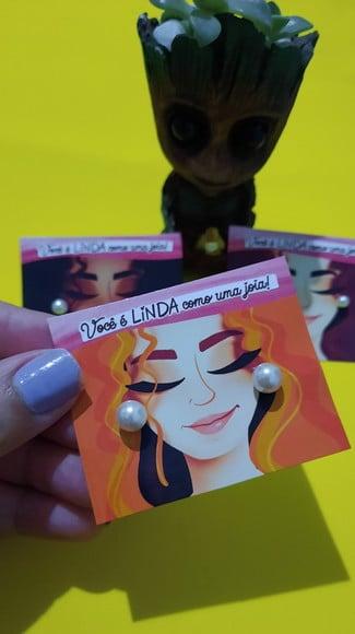 Dia da Mulher- Tag com Brinco
