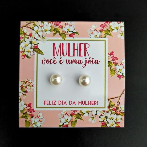 Dia da Mulher- Tag com Brinco