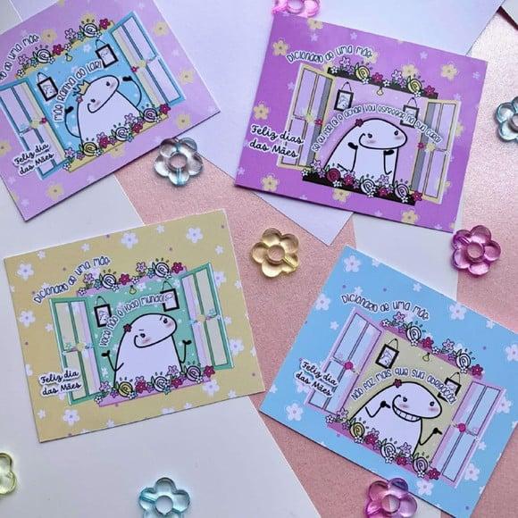 Dia das Mães- Card com Mini Lixa ou Escovinha