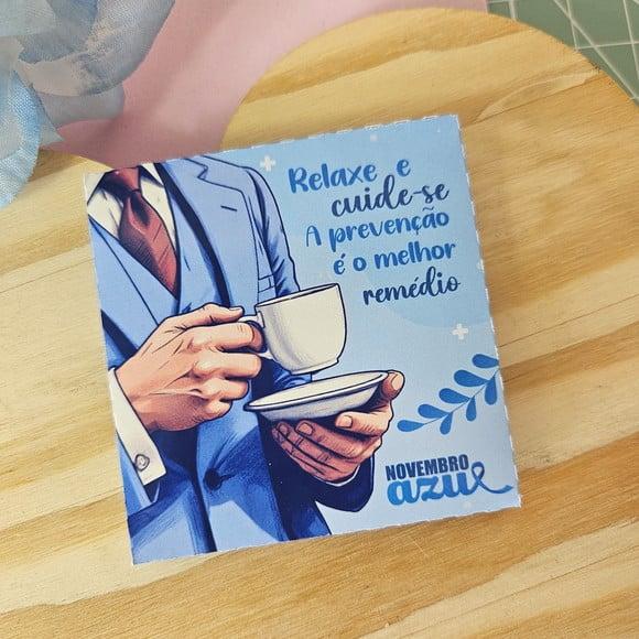 Envelope com Chá- Novembro Azul