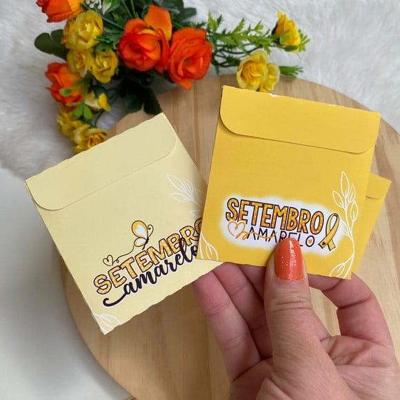 Envelope com Chá- Setembro Amarelo