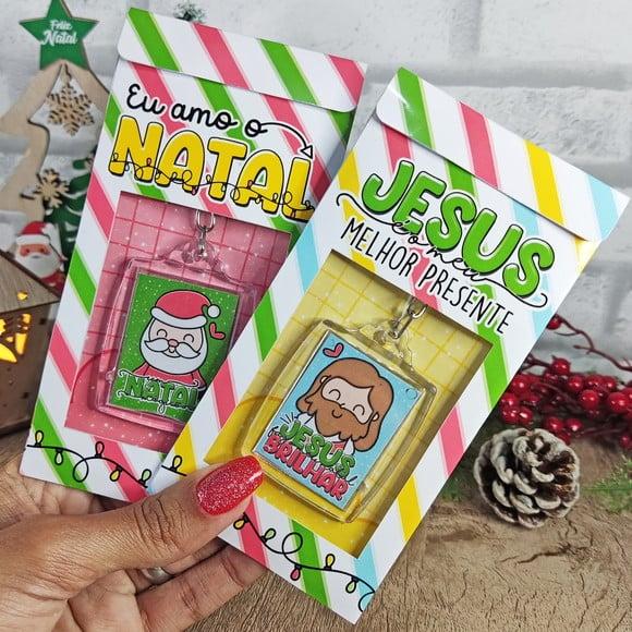 Envelope com Chaveirinho- Natal