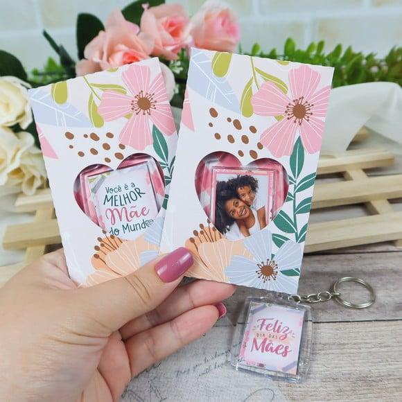 Envelope com Chaveiro- Dia das Mães