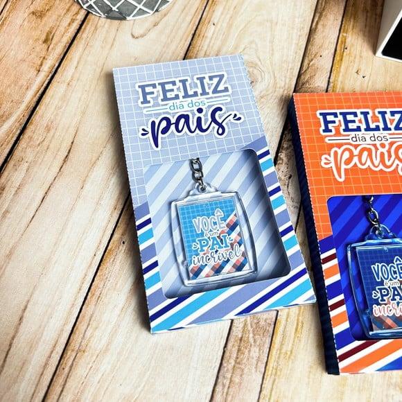 Envelope com Chaveiro- Dia dos Pais