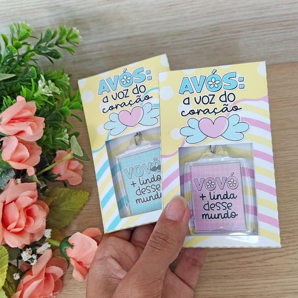 Envelope com Chaveiro- Dia dos Avós