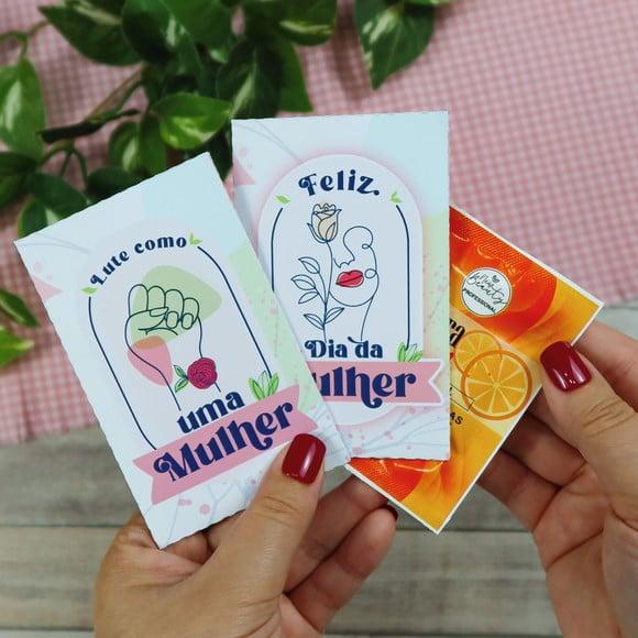 Envelope com Máscara Facial- Dia da Mulher