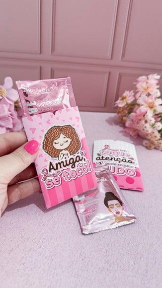 Envelope com Máscara Facial- Outubro Rosa