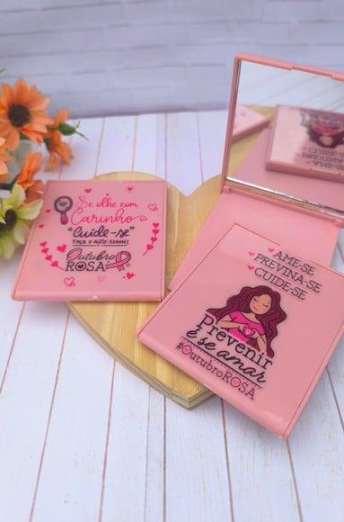 Espelho de Bolsa- Outubro Rosa