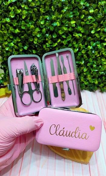 Estojo com Kit Unha Personalizado- Dia das Mães